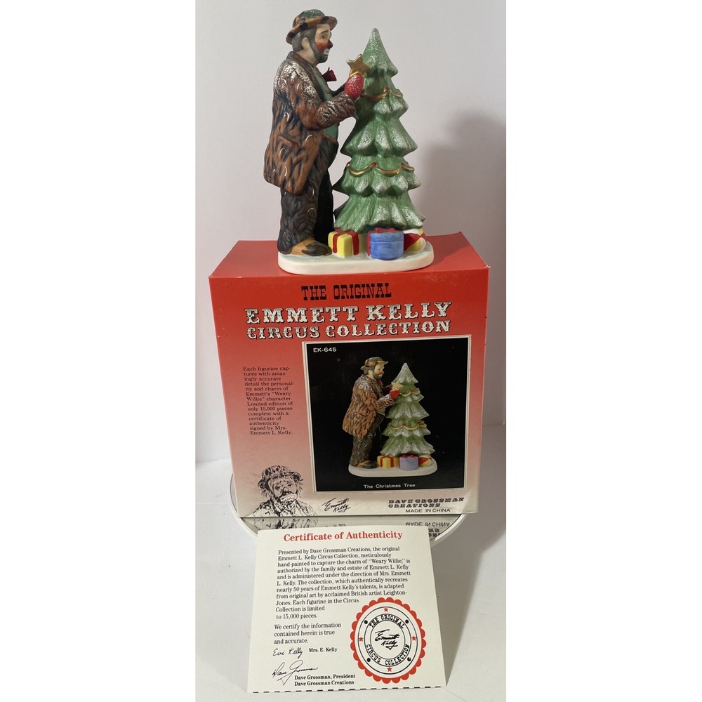 Emmett Kelly Circus Collection Limited‎ Edition Very Low Number! 755/15000